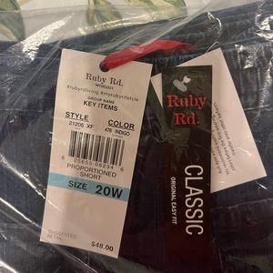 Ruby Rd 20W Jeans Short Length